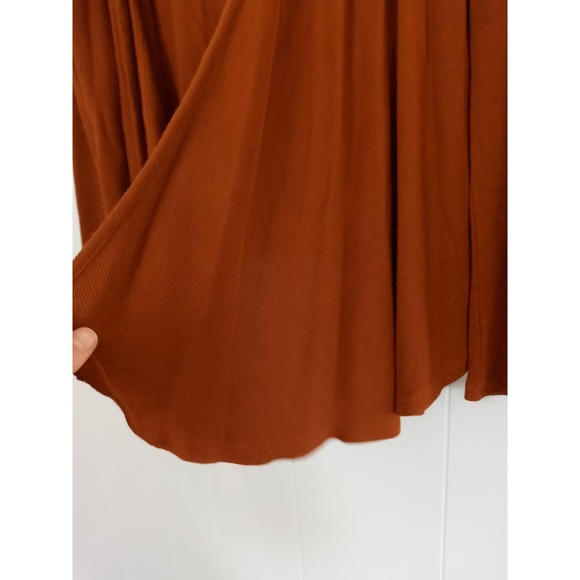 Blue Canoe Organic Brown Open Front Flowy Cardigan - Picture 3 of 8